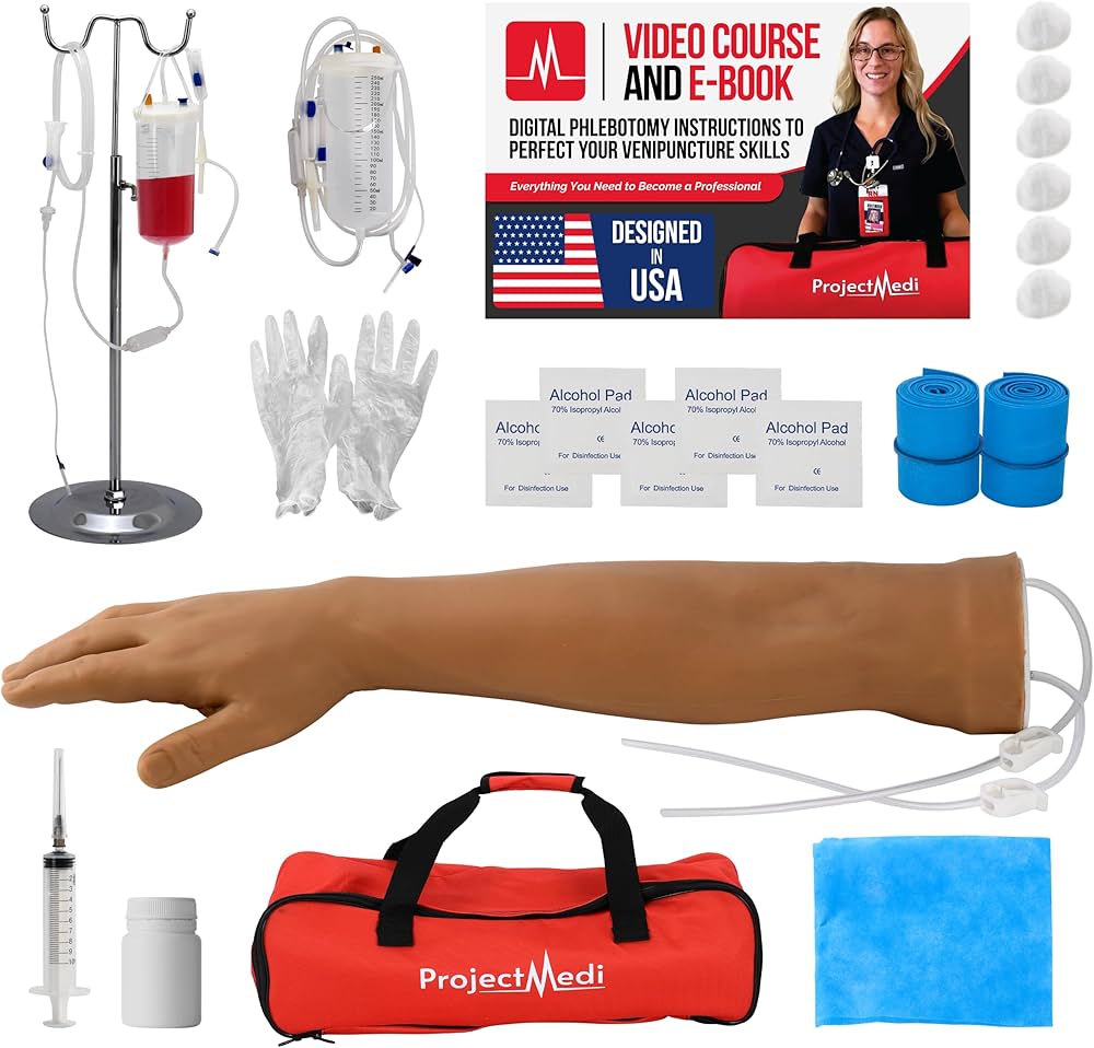 Amazon.co.jp: Phlebotomy & IV 練習キット : 究極の採血練習キット +