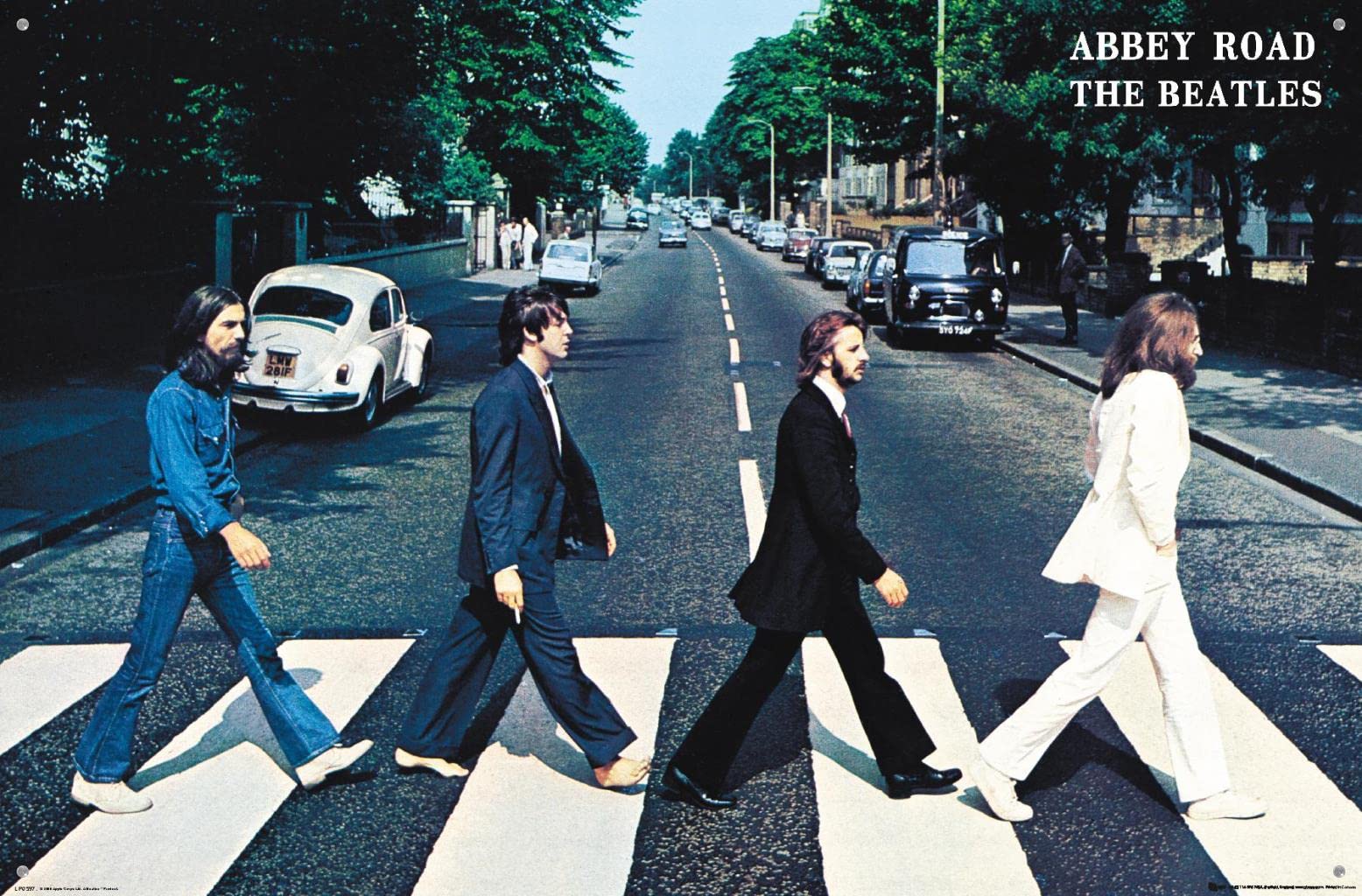 Amazon.com: The Beatles - Abbey Road Wall Poster with Push Pins