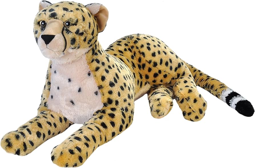 Amazon.com: Wild Republic Jumbo Cheetah Plush, Giant Stuffed