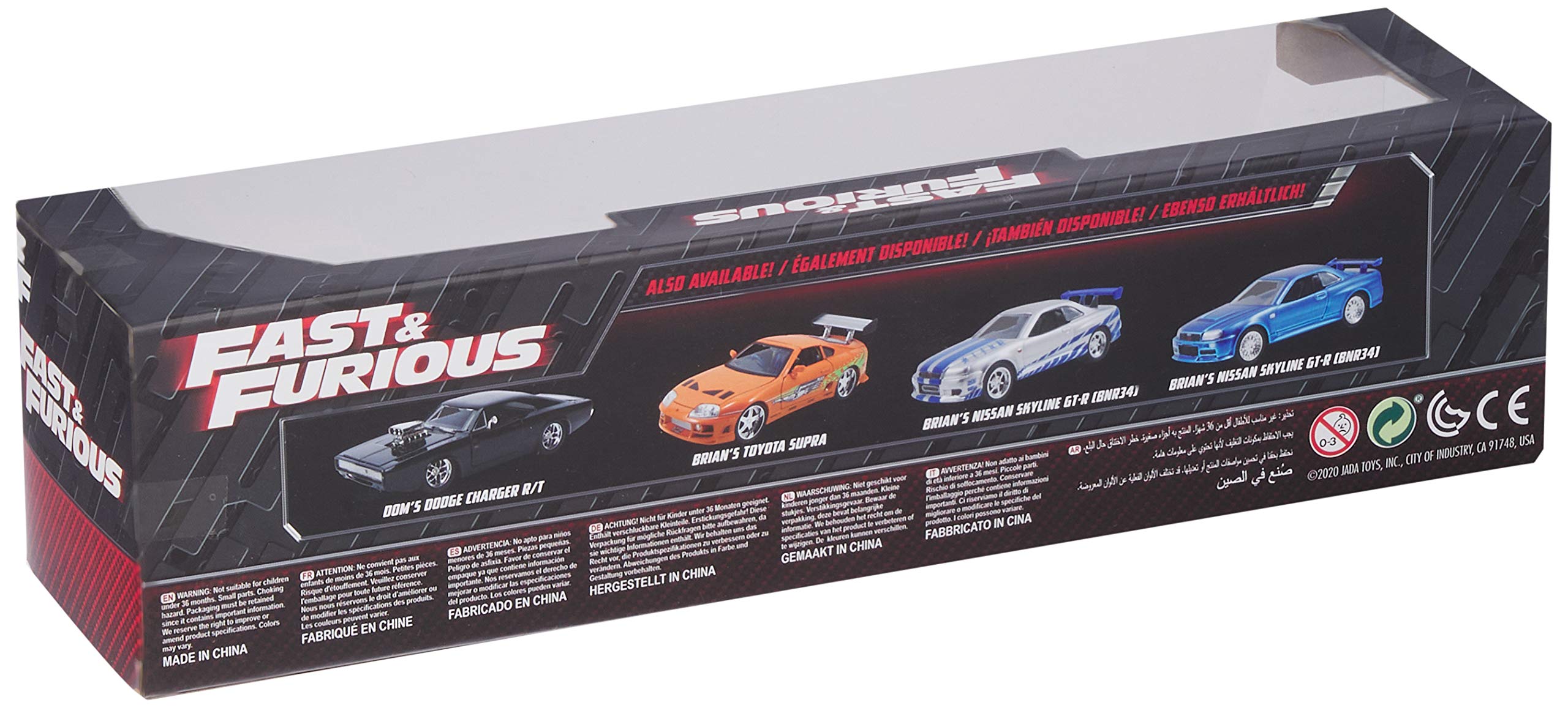 Amazon.com: Jada Toys Fast & Furious Dom's Dodge Charger R/T