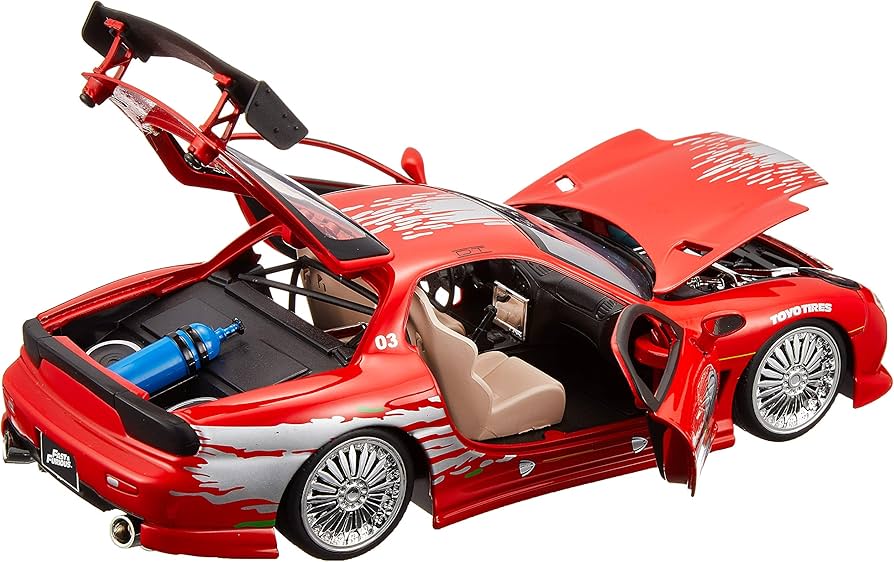 Amazon | JADA TOYS ミニカー 1/24サイズ FAST&FURIOUS Dom's MAZDA RX