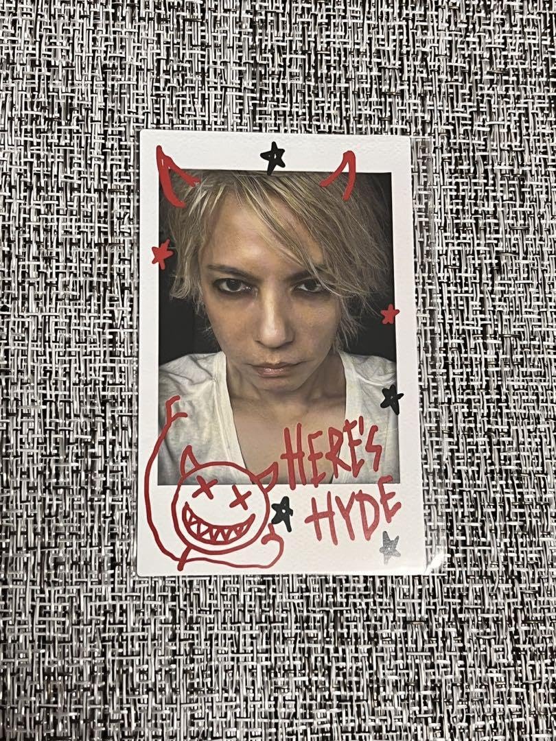 hygacha ハイガチャ HYDE ラルク チェキ カード トレカ らるみくじ ら