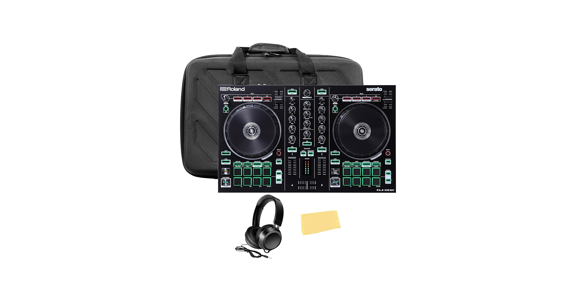 Amazon.com: Roland DJ-202 DJ Controller Bundle with Case