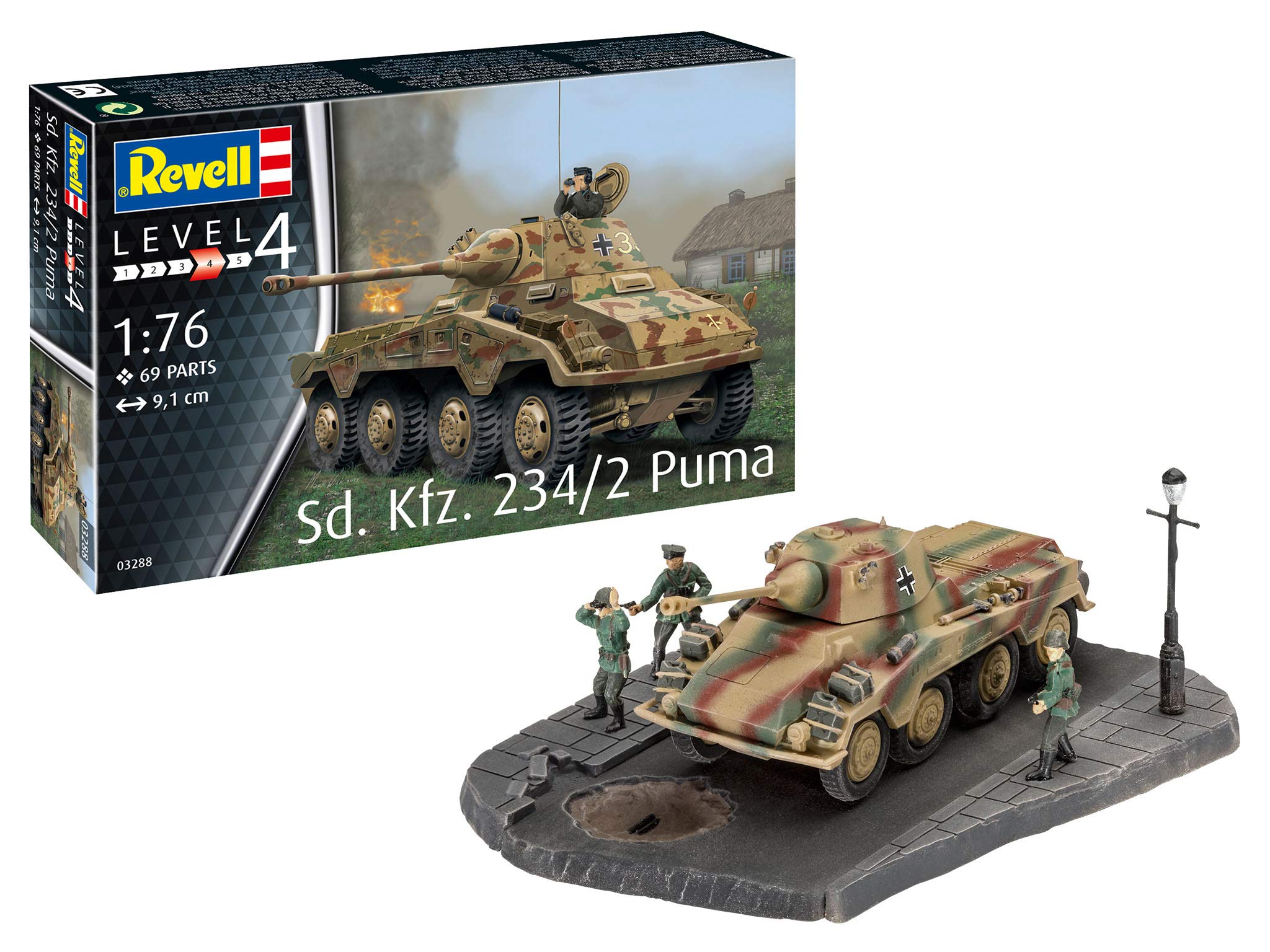 Amazon | ドイツレベル(Revell)1/76 ドイツ Sd.Kfz.234/2 プーマ
