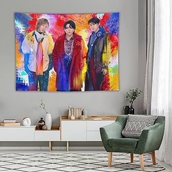 Amazon.co.jp: ミセスグリーンアップル 201 タペストリー リビング