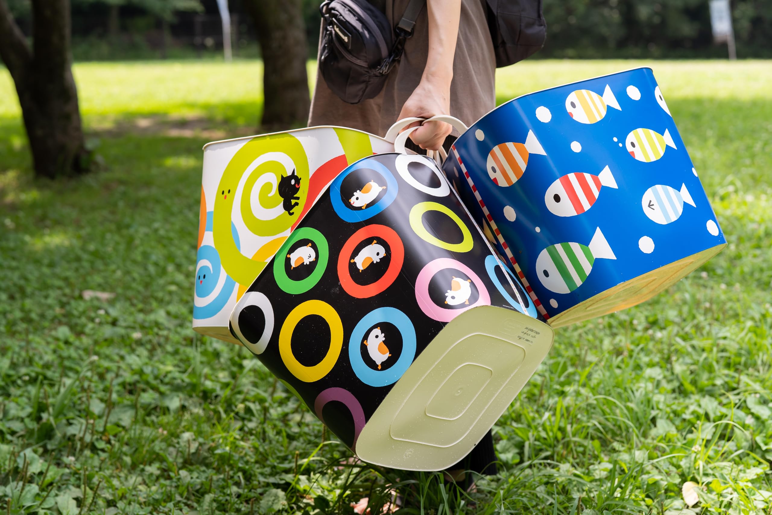 Amazon｜baquet M しましまぐるぐる ハムスター｜収納ケース・ボックス