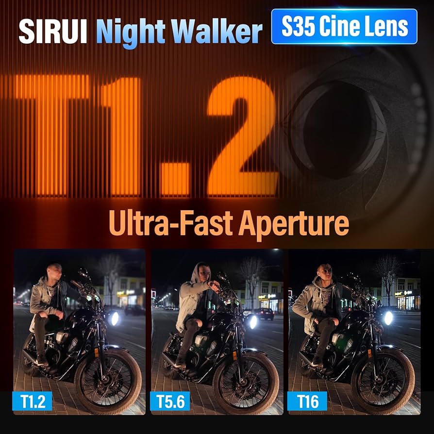 Amazon.com : SIRUI Night Walker T1.2 Cine Lens Set, 16mm, 24mm