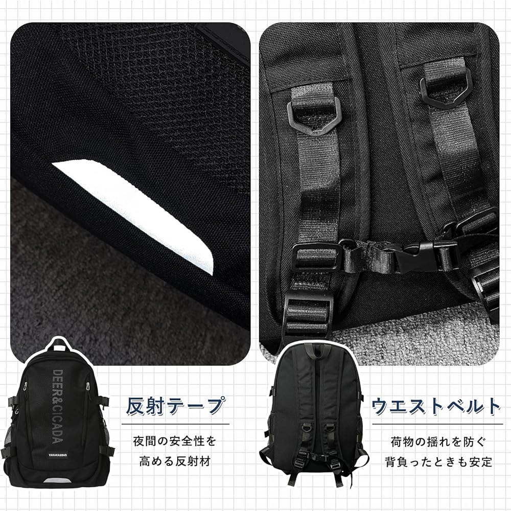 Amazon.co.jp: [HeiDiga] リュック レディース 通学 リュックサック