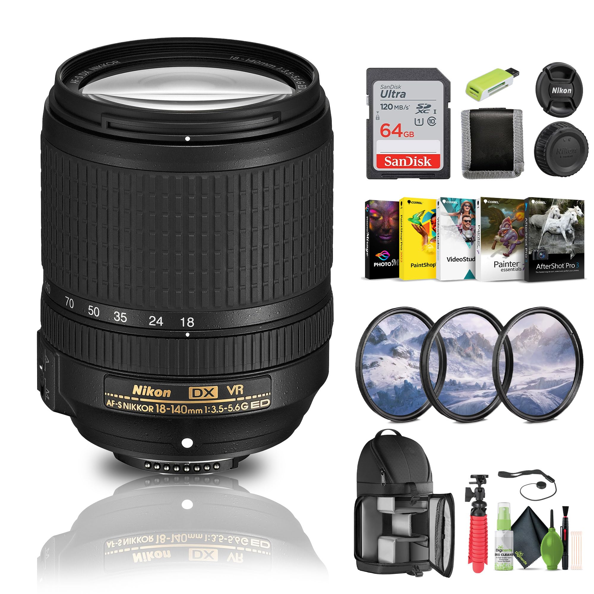 Amazon.com : Nikon - AF-S DX NIKKOR 18-140mm f/3.5-5.6G ED VR Zoom
