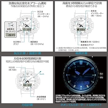 Amazon.co.jp: [カシオ]CASIO 腕時計 プロトレック PRW-60YBM-1AJF