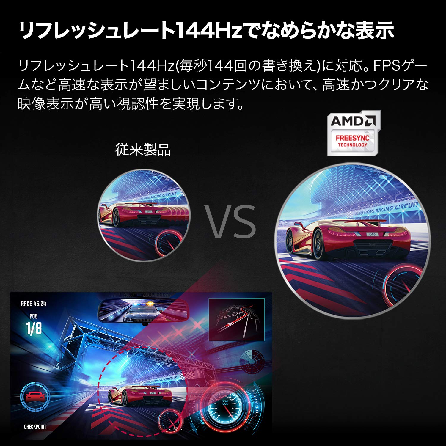 Amazon.co.jp: LG ゲーミング モニター 27GL650F-B 27インチ/144Hz/HDR