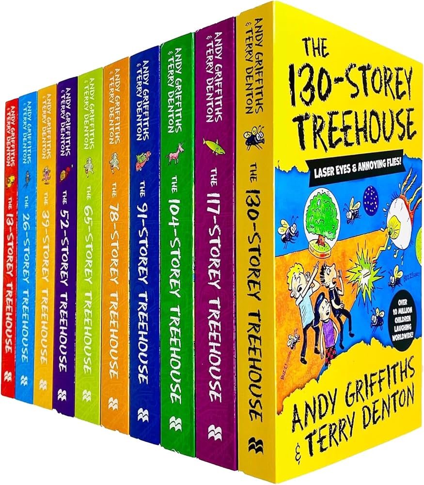 The Treehouse Storey Books 1 - 9 Collection Set by Andy Griffiths