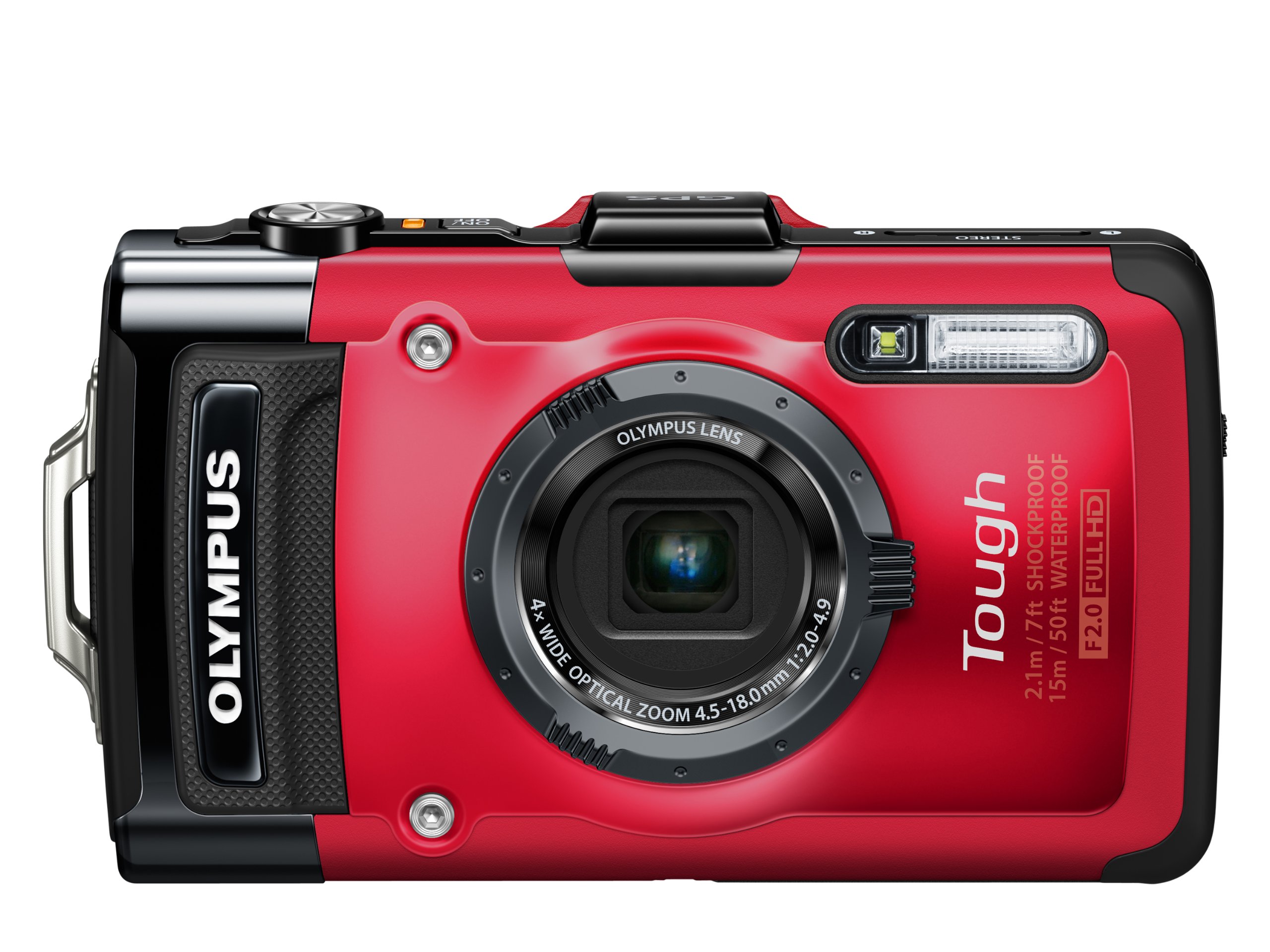 Amazon | OLYMPUS デジタルカメラ STYLUS TG-3 Tough レッド 1600万