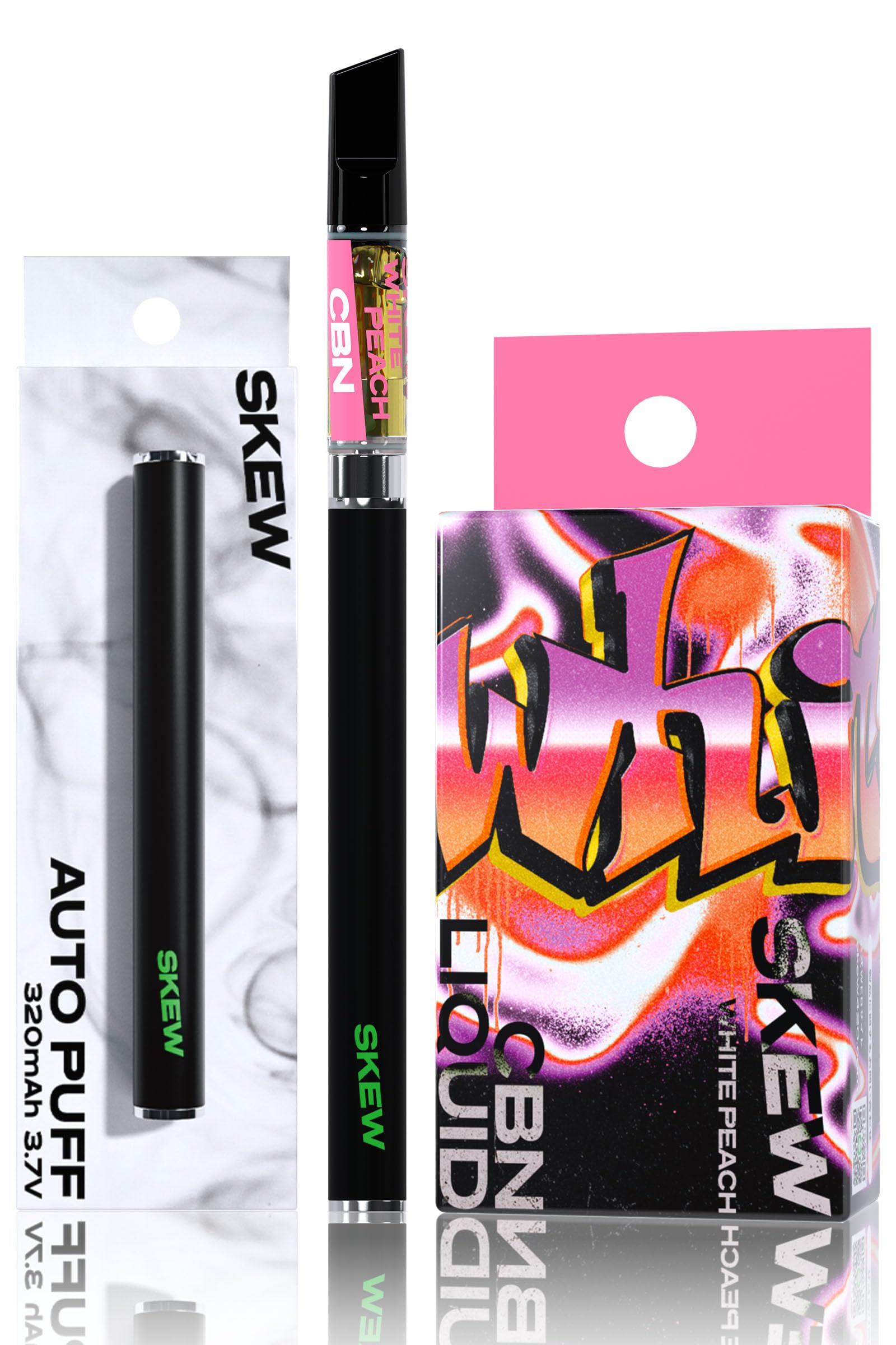 Amazon | skew CBN CBD リキッド 90％ CBG スターターキット ホワイト