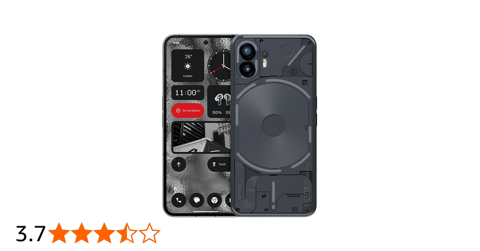 Nothing Phone (2) 5G (Grey, 12GB RAM, 512GB Storage) | 6.7