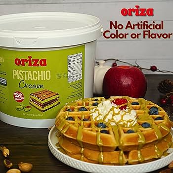 Amazon.com : Oriza Pistachio Cream, 10lbs Pail (Pack of 2