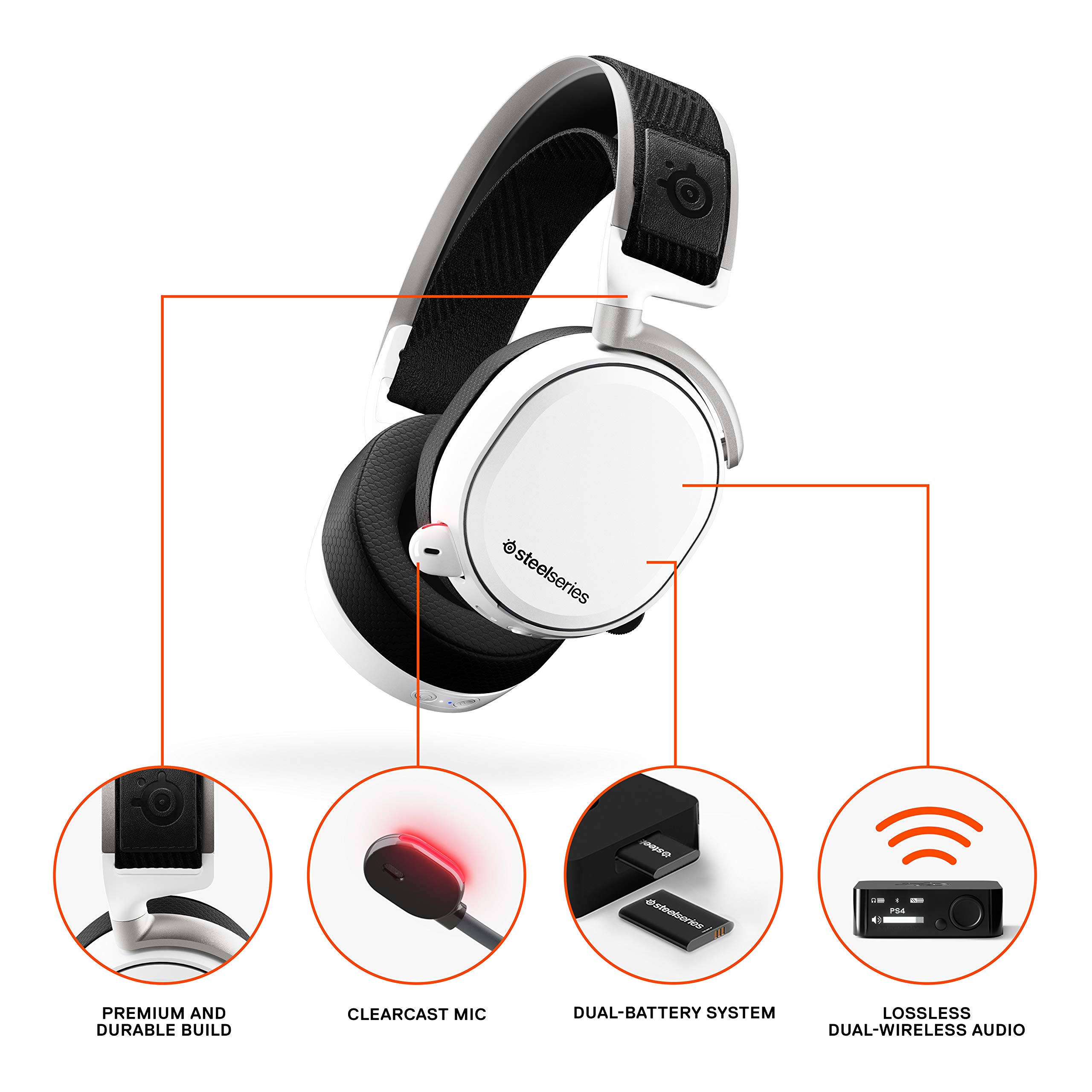 Amazon.com: SteelSeries Arctis Pro Wireless Gaming Headset