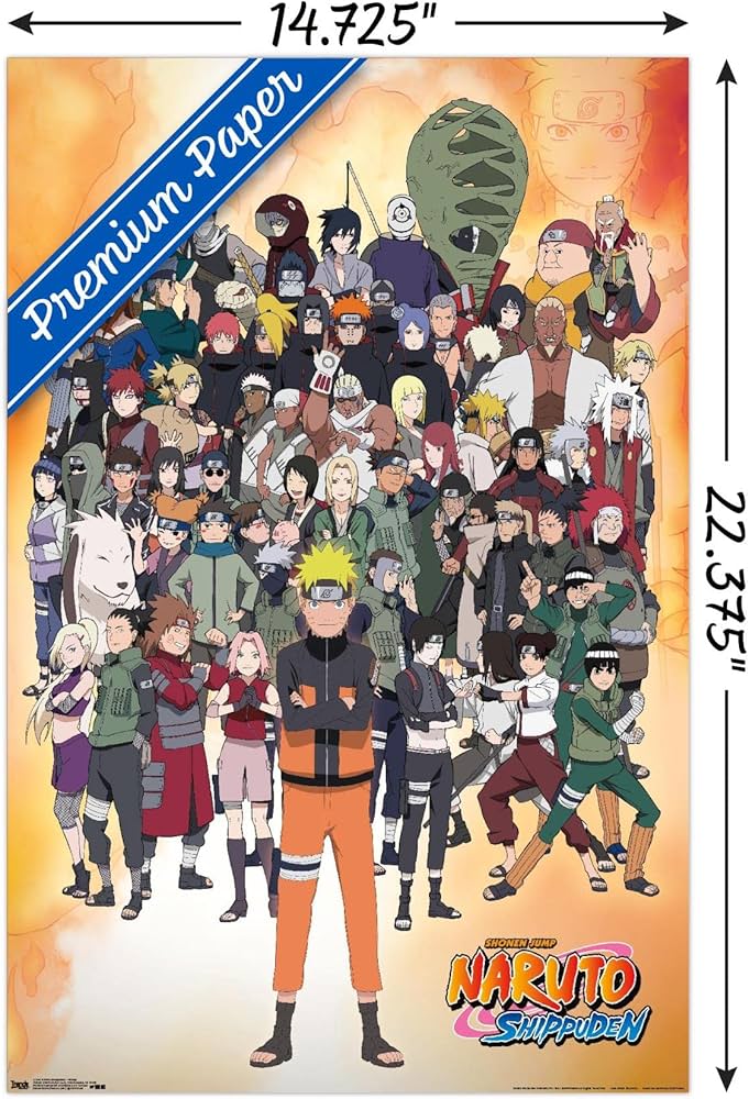 Amazon.co.jp: Trends International ナルト疾風伝 - グループウォール