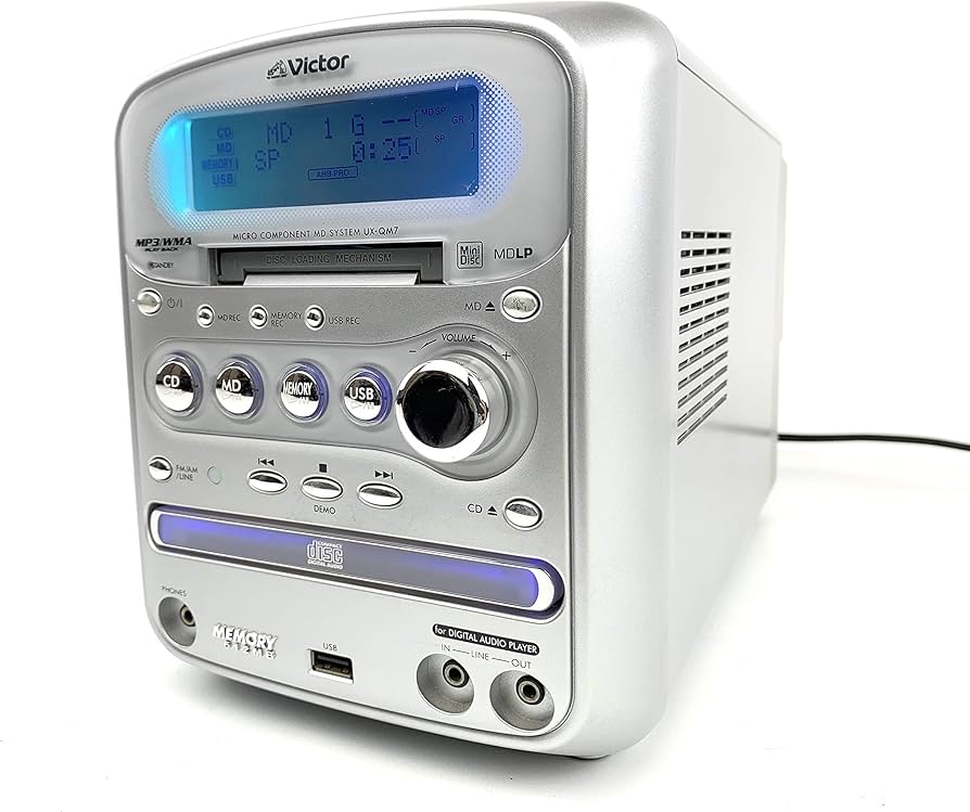 Amazon | Victor ビクター JVC UX-QM7-S シルバー マイクロ