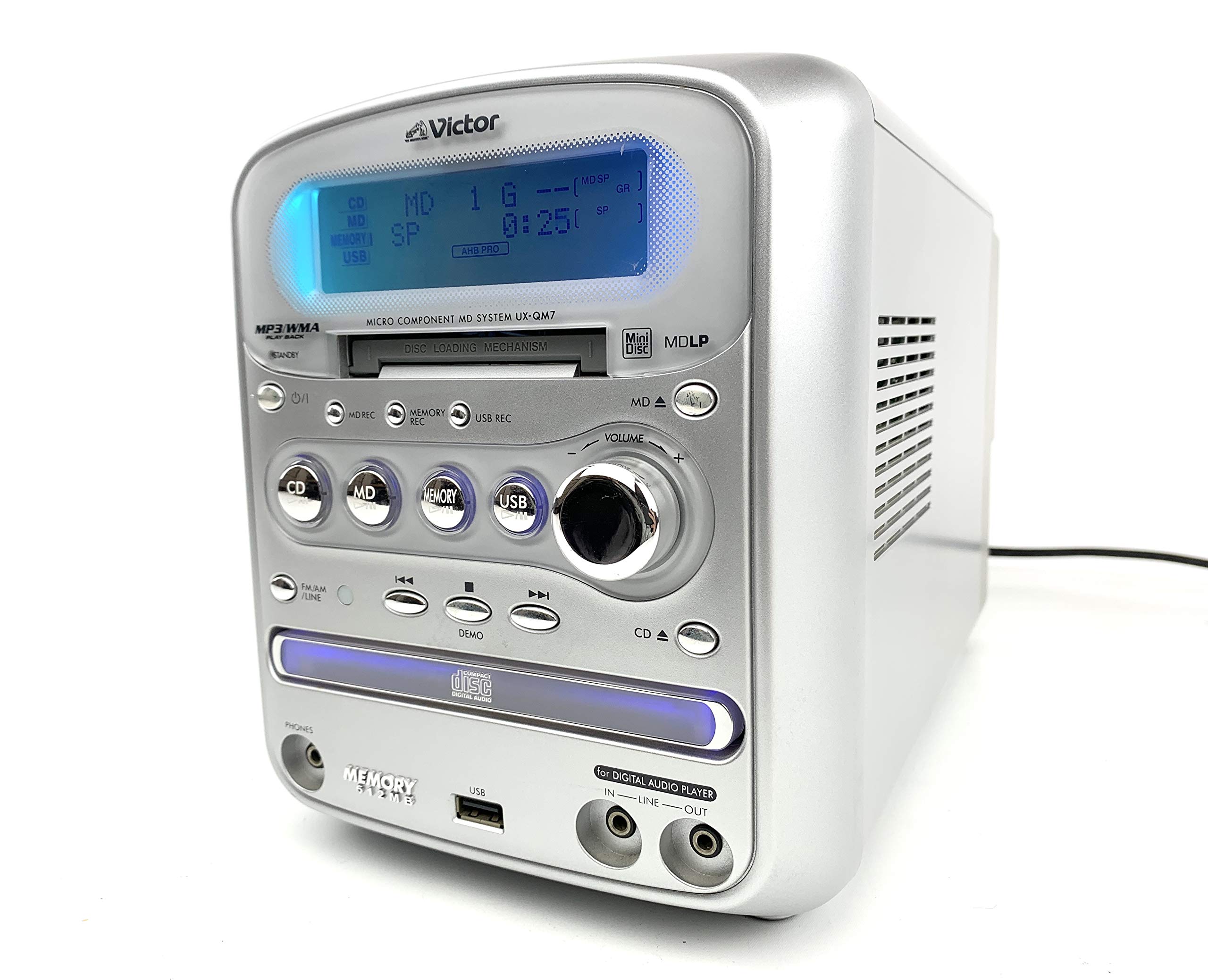 ビクター マイクロコンポ UX-QM7-W（ホワイト） Amazon.co.jp: Victor