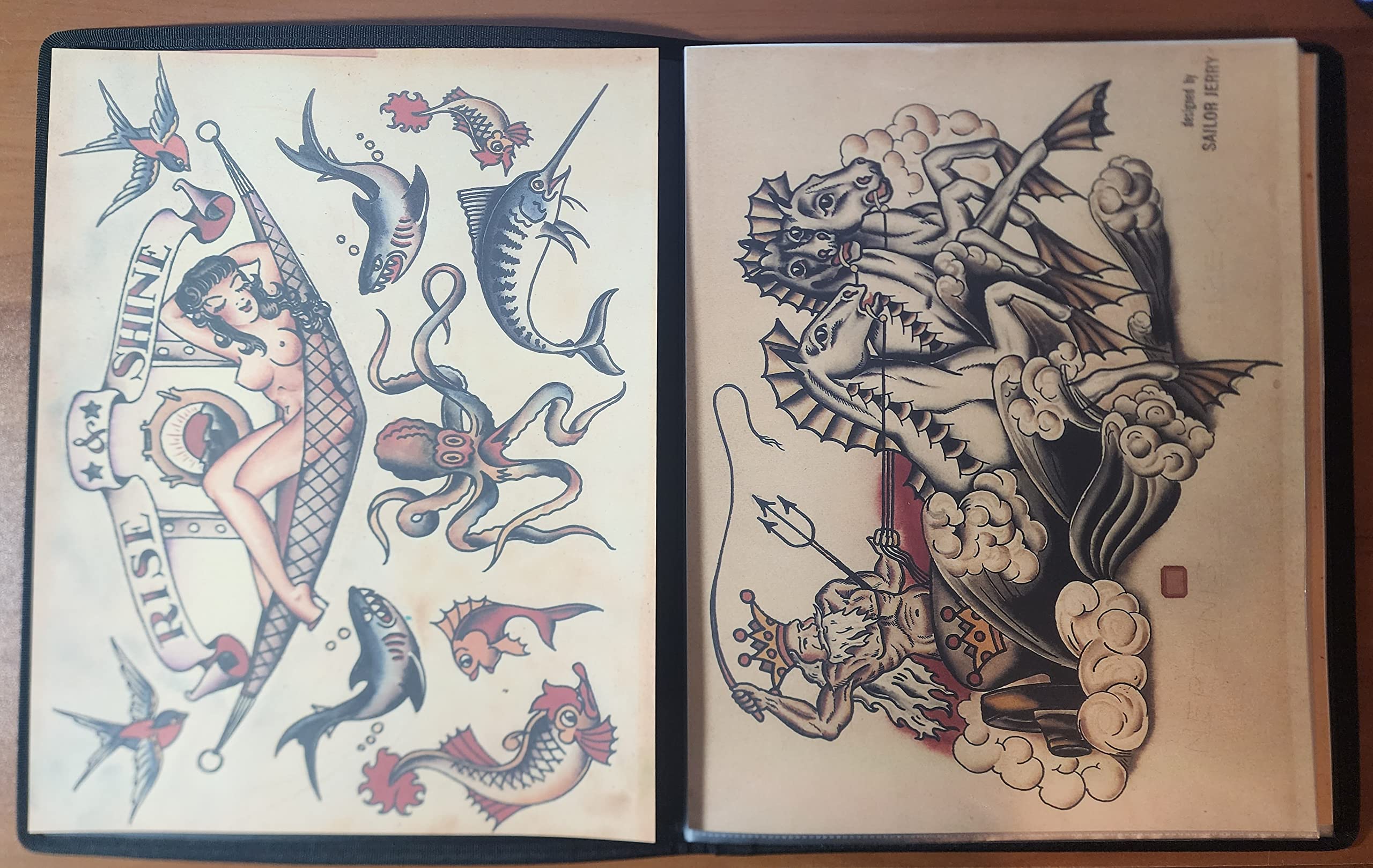 Amazon.com: Sailor Jerry Traditional Vintage Style Tattoo Flash