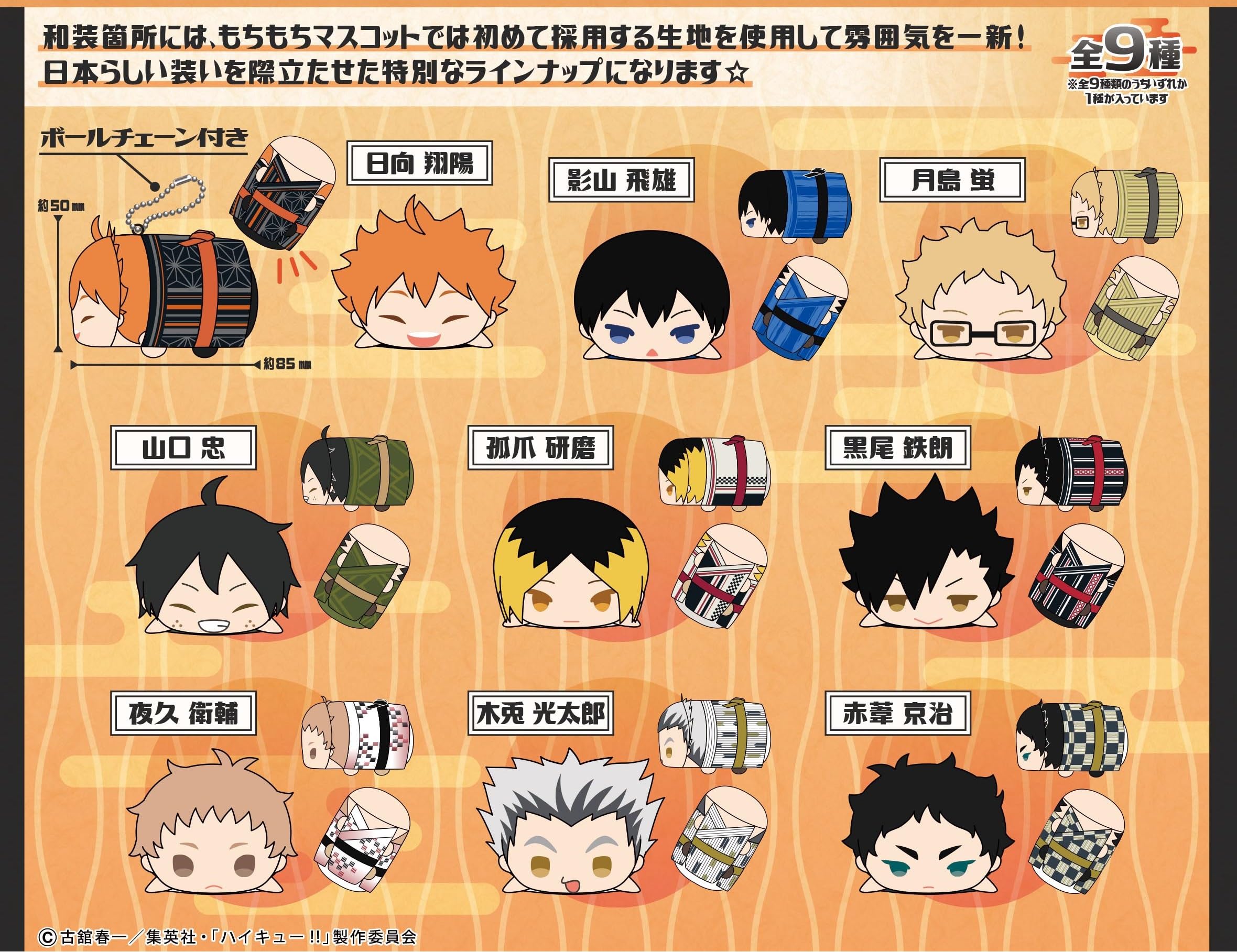 Amazon.co.jp: もちもちマスコットWA ハイキュー!! vol.1 BOX商品 全9