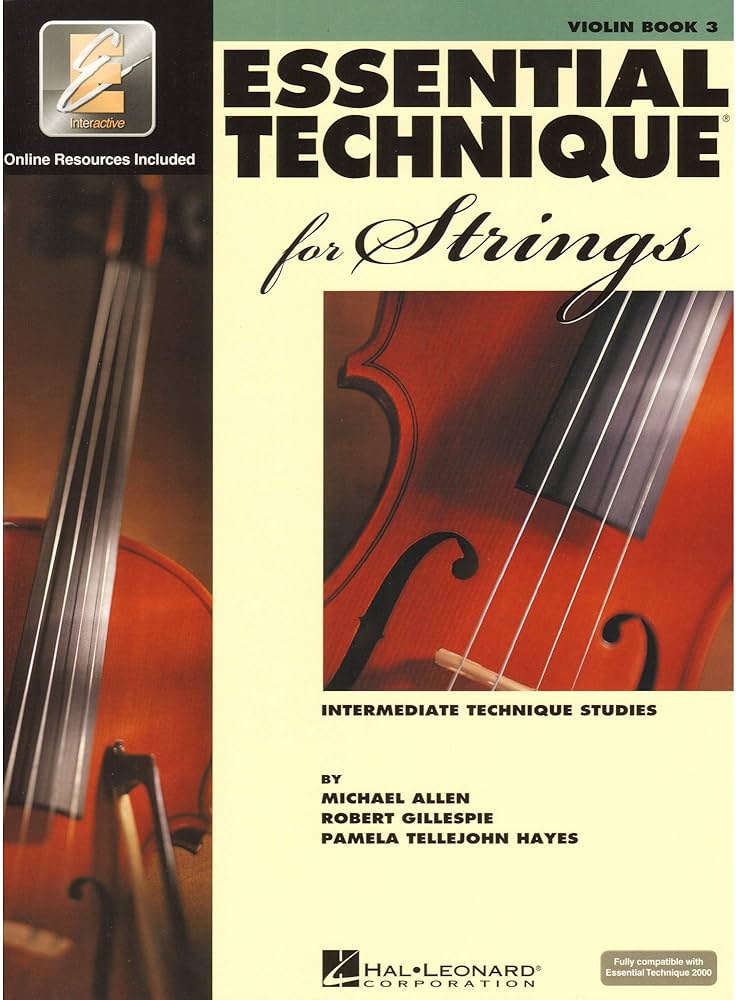 Amazon.com: Essential Technique for Strings (New), book 3 with