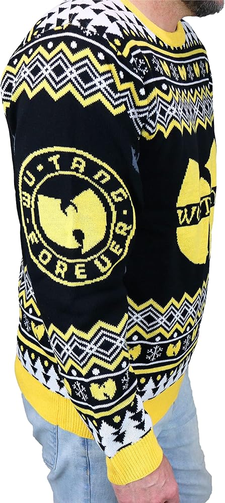 Amazon.com: Costume Agent Wu Tang Clan Logo Snowflakes Yellow