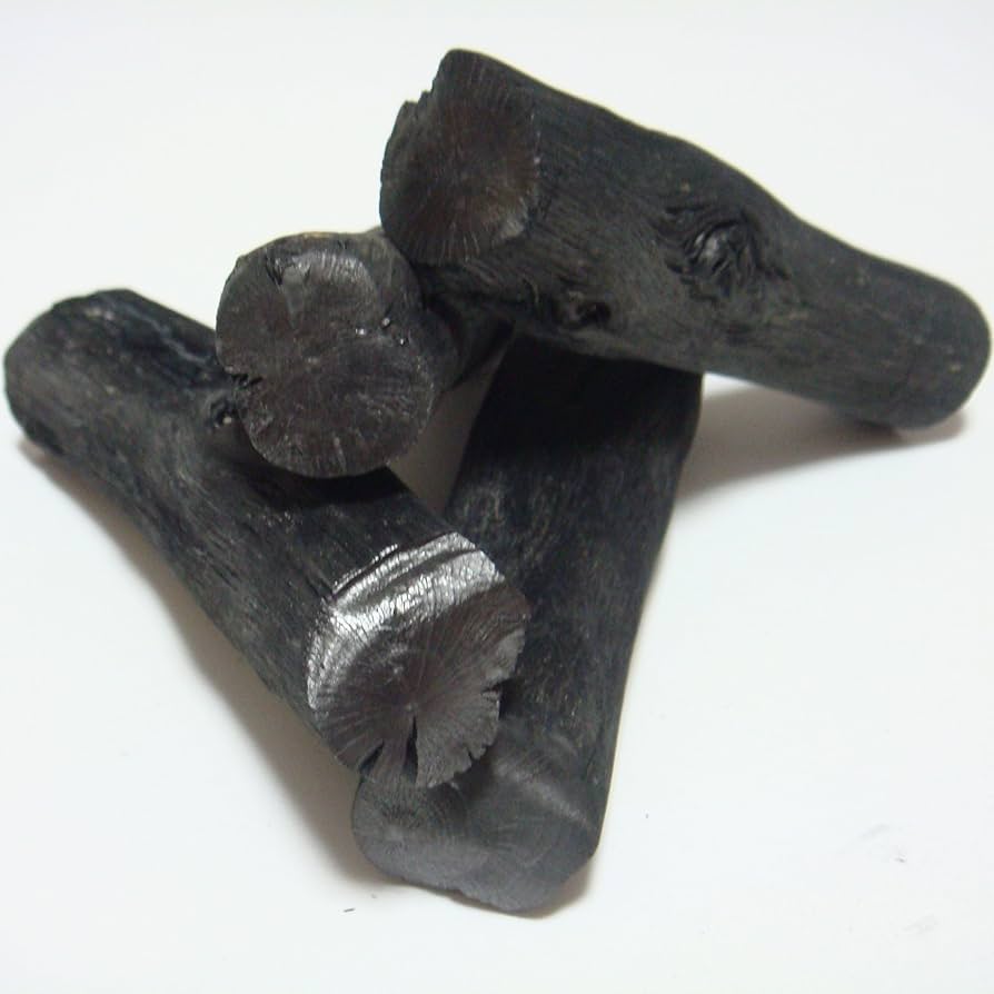 Amazon.co.jp: 紀州備長炭 4本パック 浄水 炊飯 インテリア 置物 消臭