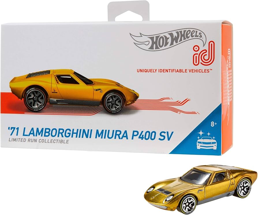 Amazon.com: Hot Wheels id '71 Lamborghini Miura P400 SV (Factory