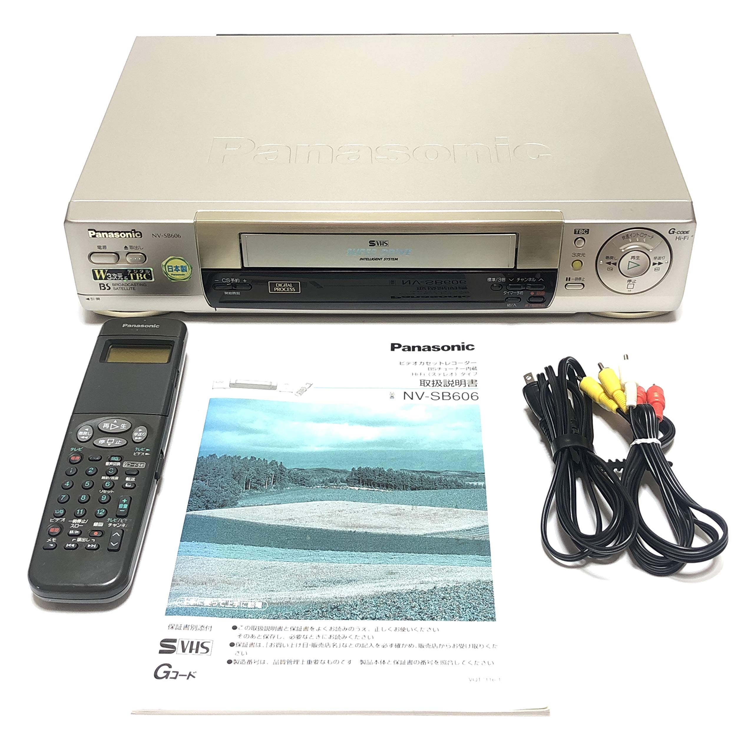 Amazon | Panasonic S-VHS ビデオデッキ NV-SB606 | パナソニック