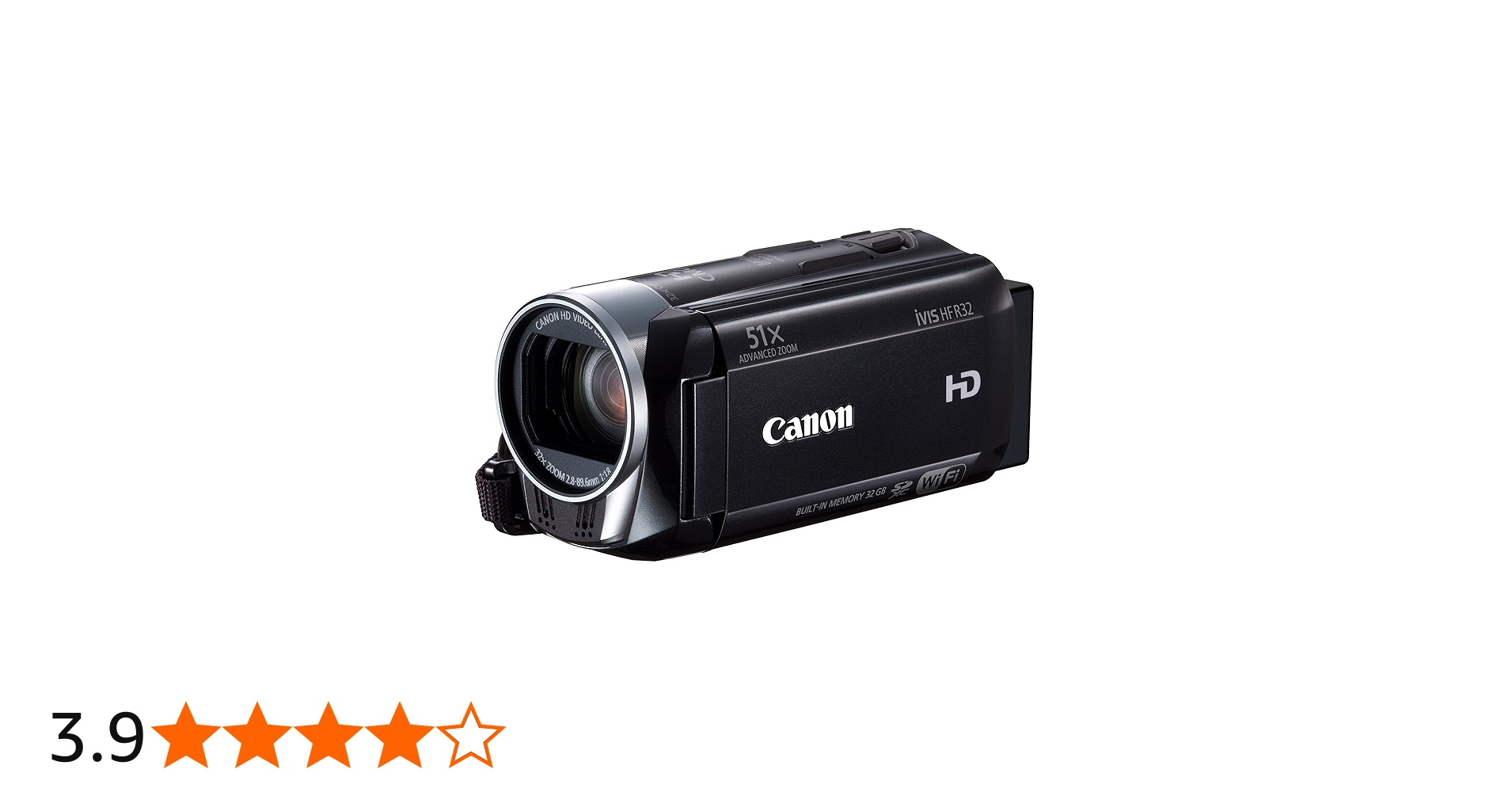 Amazon.co.jp: Canon iVIS HF R32 Digital Camcorder, Black, 32x