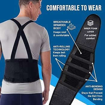 Amazon.com: NYOrtho Back Brace - Women - Men - X-S - 22