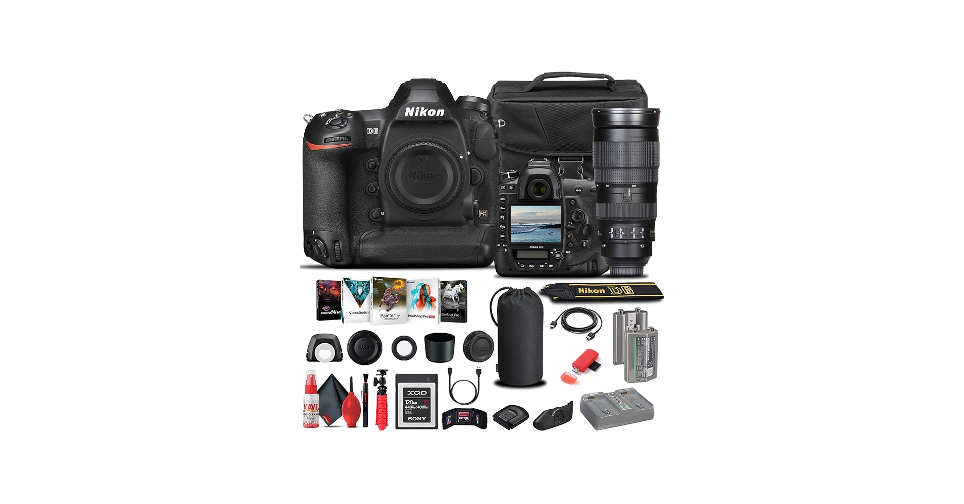 Amazon.com : Nikon D6 DSLR Camera (Body Only) (1624) + Nikon 200