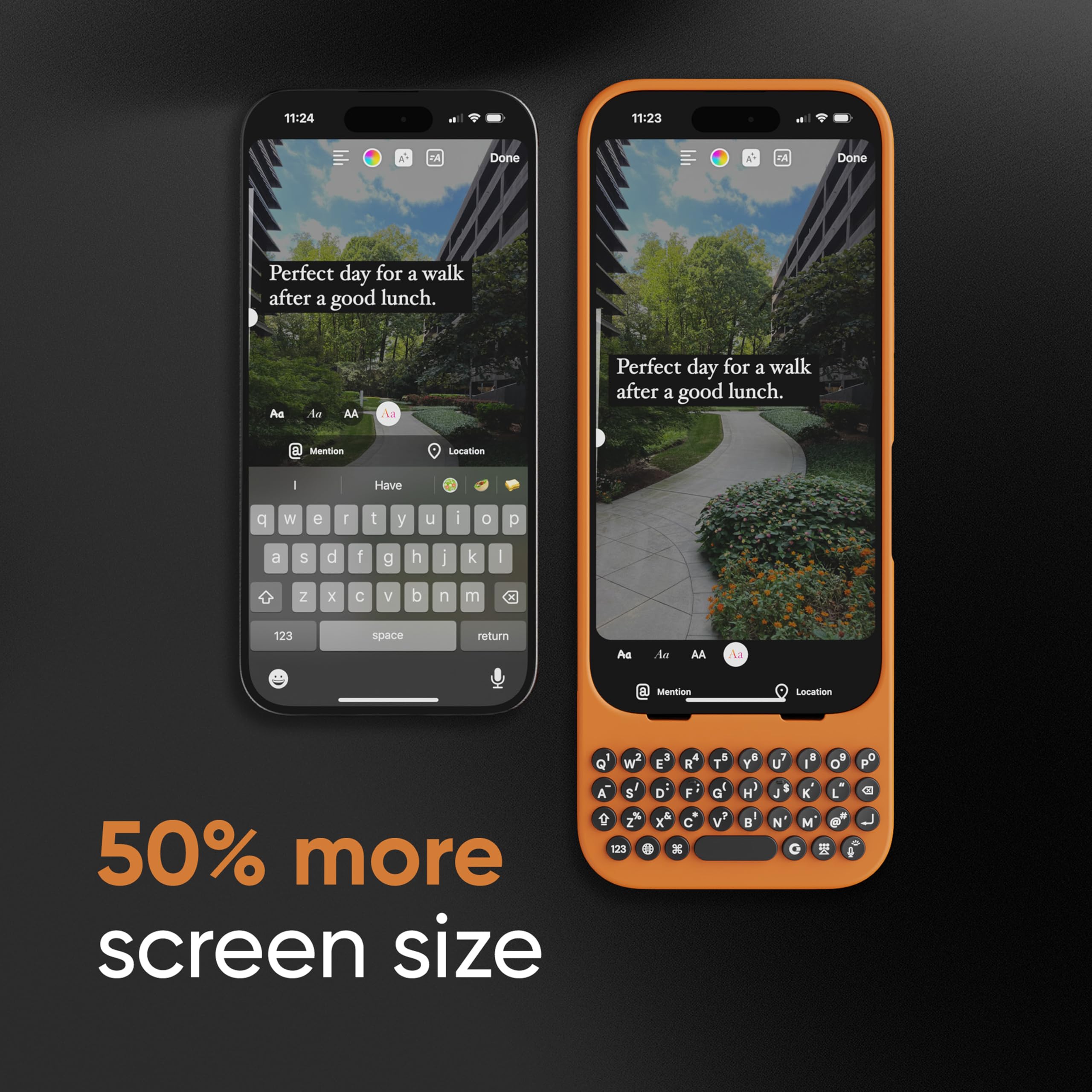 Clicks Keyboard for iPhone 16 Pro Max – Keyboard Case for Premium