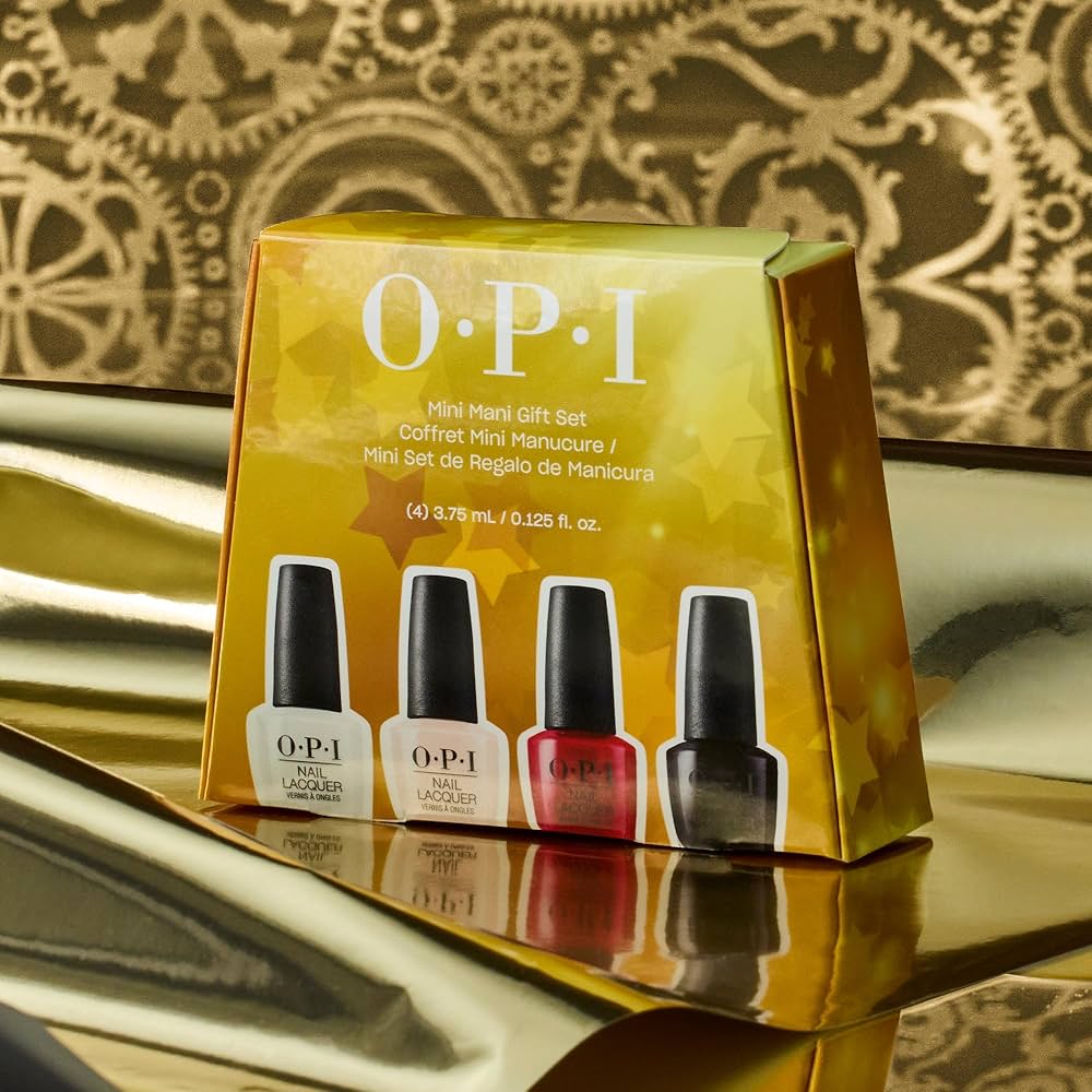 Amazon.com: OPI Nail Lacquer, 4PC Mini-Pack, Up to 7 Days of Wear