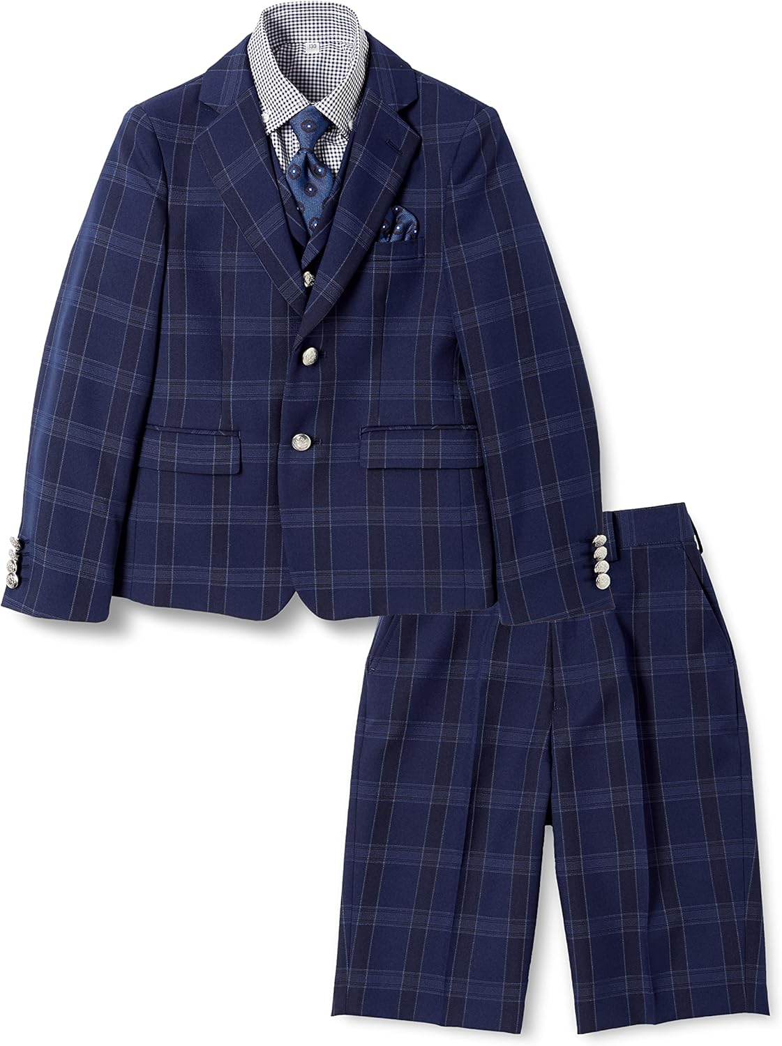 Amazon | WANDER FACTORY 男児トドラー3Pロングパンツスーツ6点セット