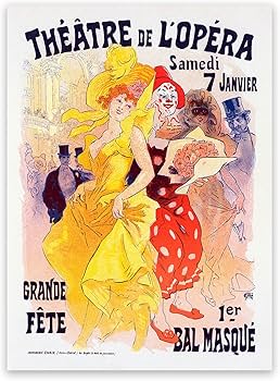 Amazon.com: Jorjor Decor Theatre De l'Opera French Musical