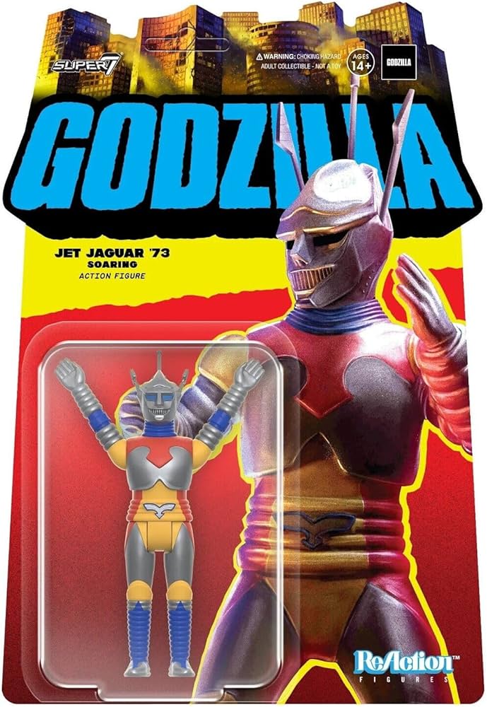 Amazon.com: SUPER7 Godzilla Jet Jaguar '73 Soaring Toho Reaction