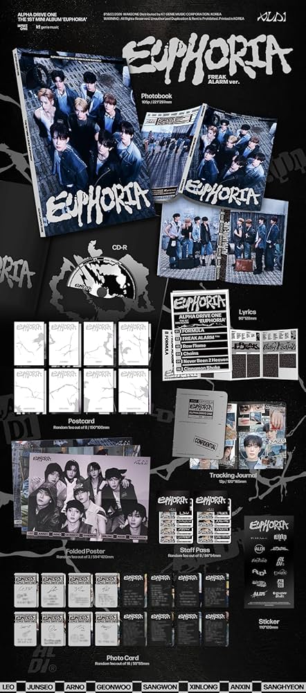 Amazon.co.jp: ALPHA DRIVE ONE EUPHORIA 1st Mini Album アルバム