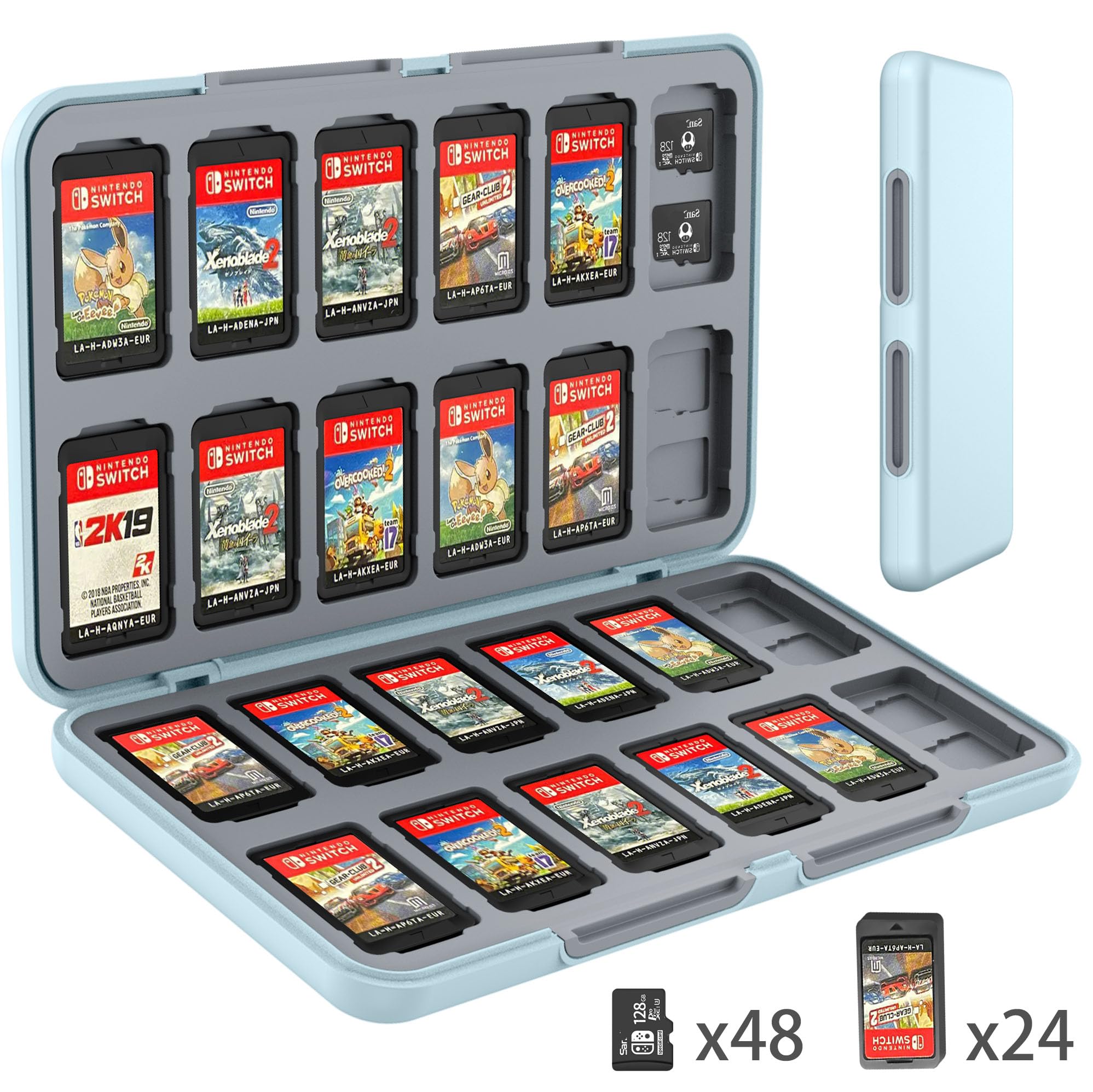 Amazon.co.jp: 任天堂スイッチ ゲームカードケース 24枚収納 スイッチ