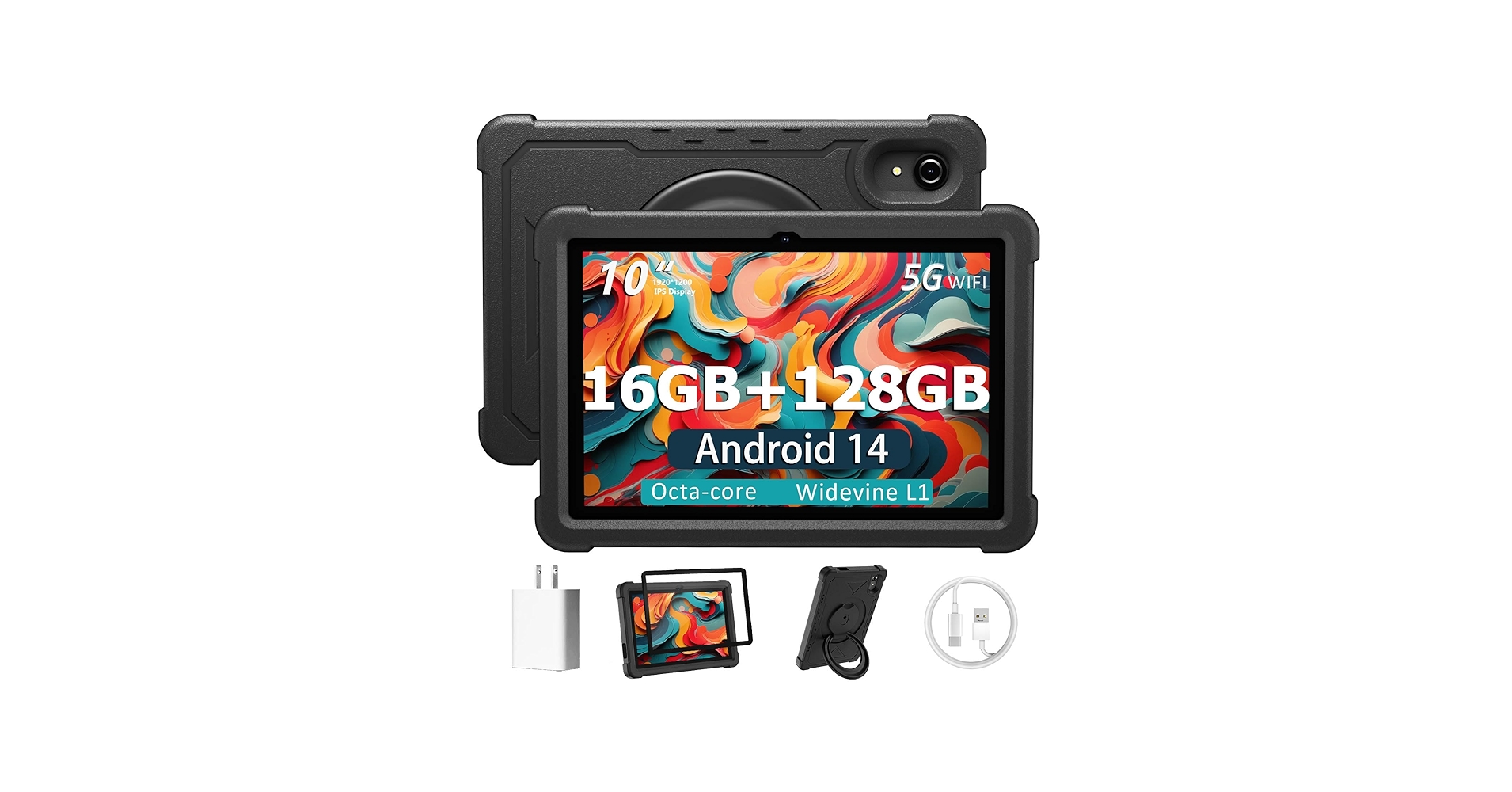 Amazon.com : Tablet 10 Inch Android 14 Tablet, 16GB RAM 128GB ROM