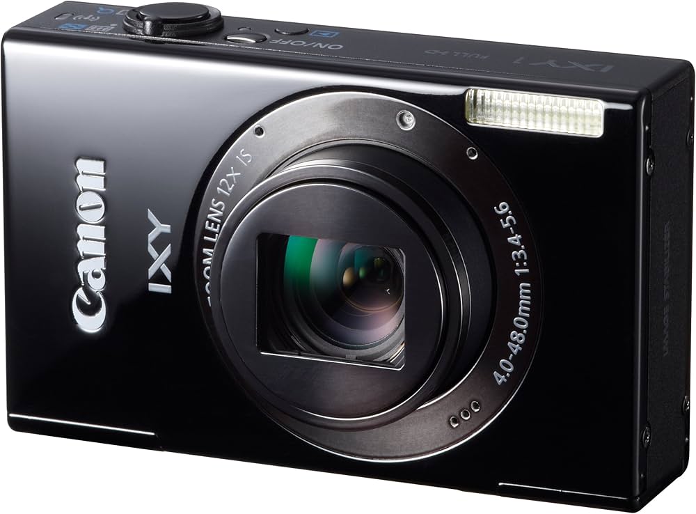 Amazon | Canon デジタルカメラ IXY 1 ブラック 光学12倍ズーム Wi-Fi