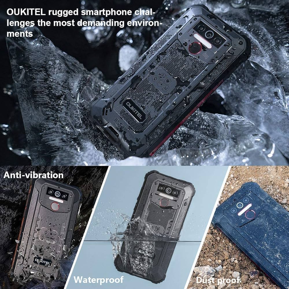 OUKITEL WP5 Pro Açık Cep Telefonu 8000 mAh Pil 4 GB+64 GB Akıllı