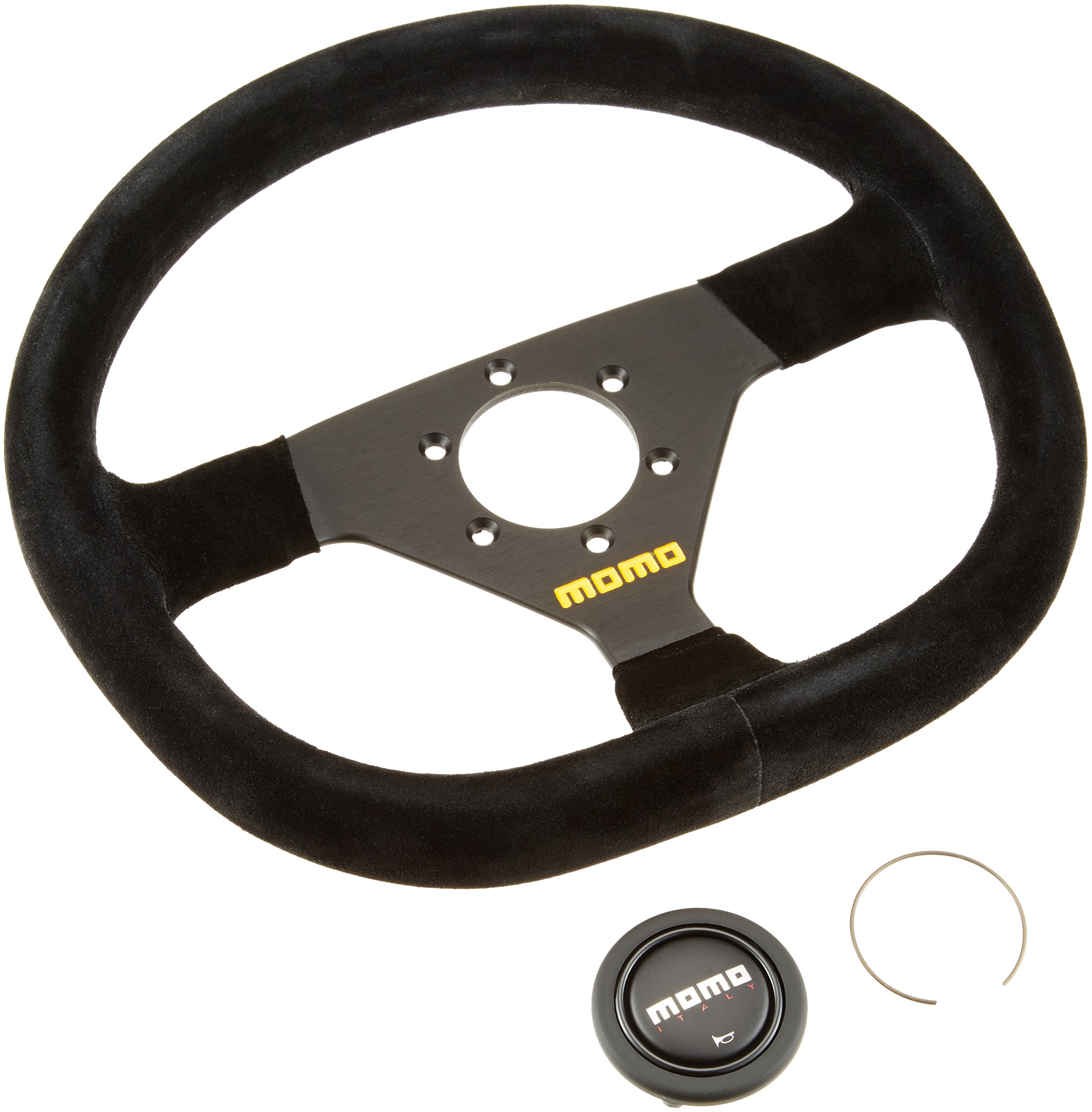 Amazon | MOMO(モモ) ステアリング MOD.88 32パイ BK/スエード M-66