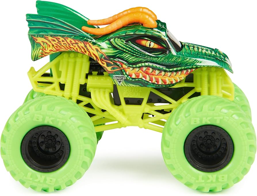 Amazon.com: Monster Jam, Official Dragon Vs. Full Charge Die-Cast