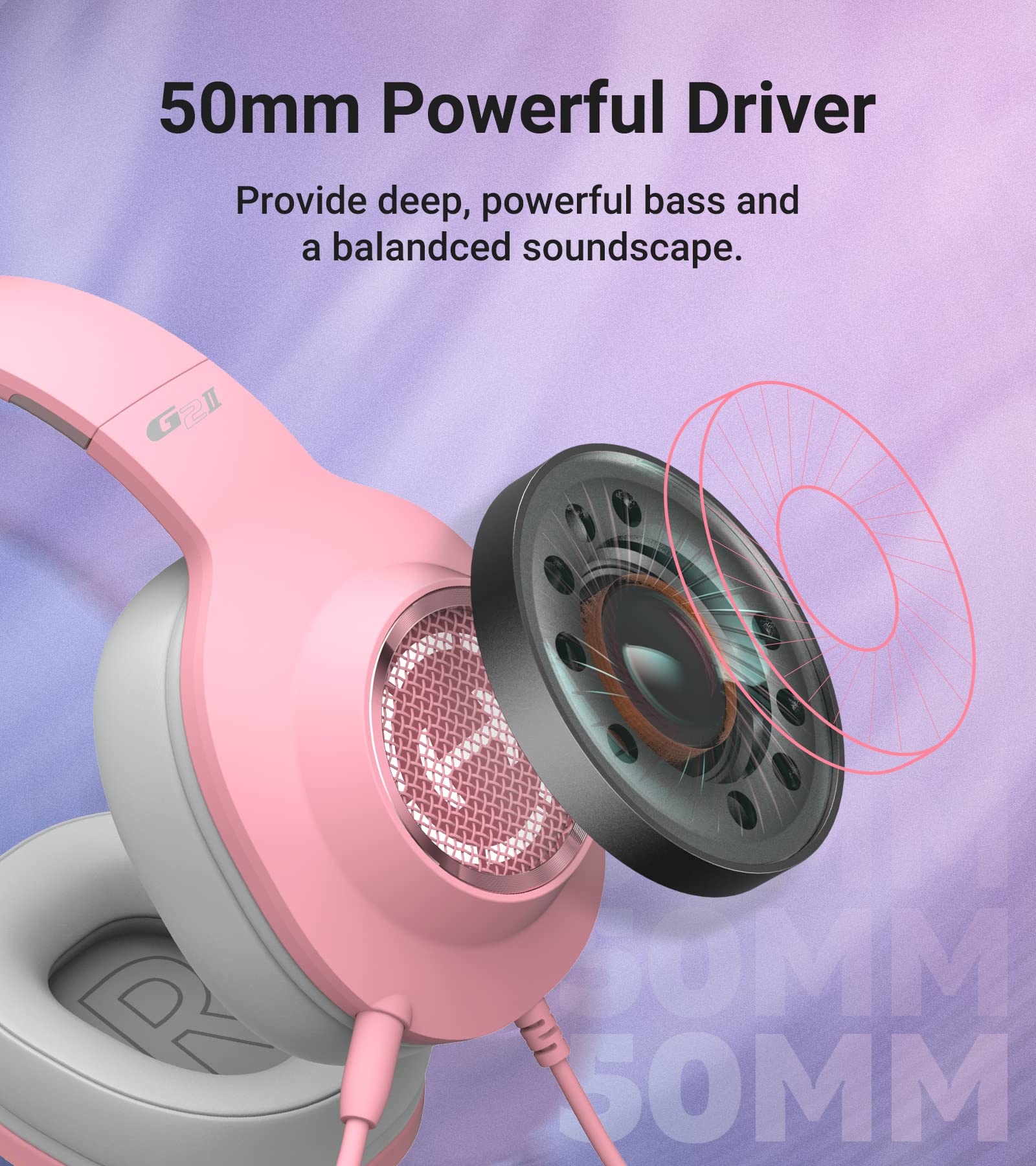 Amazon.co.jp: HECATE by Edifier G2 II ピンク ゲーミングヘッド