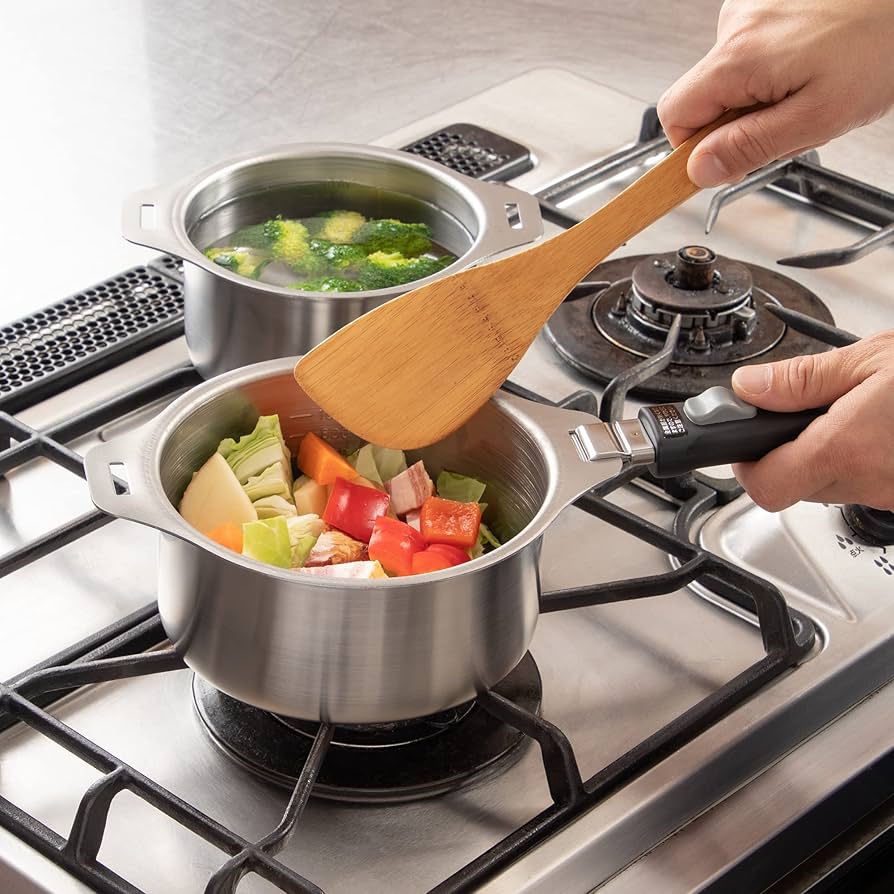 Amazon.co.jp: 和平フレイズ 日本製 燕三条 取っ手が取れる 鍋 4点