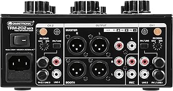 Amazon | OMNITRONIC TRM-202MK3 2-Channel ロータリーミキサー | DJ