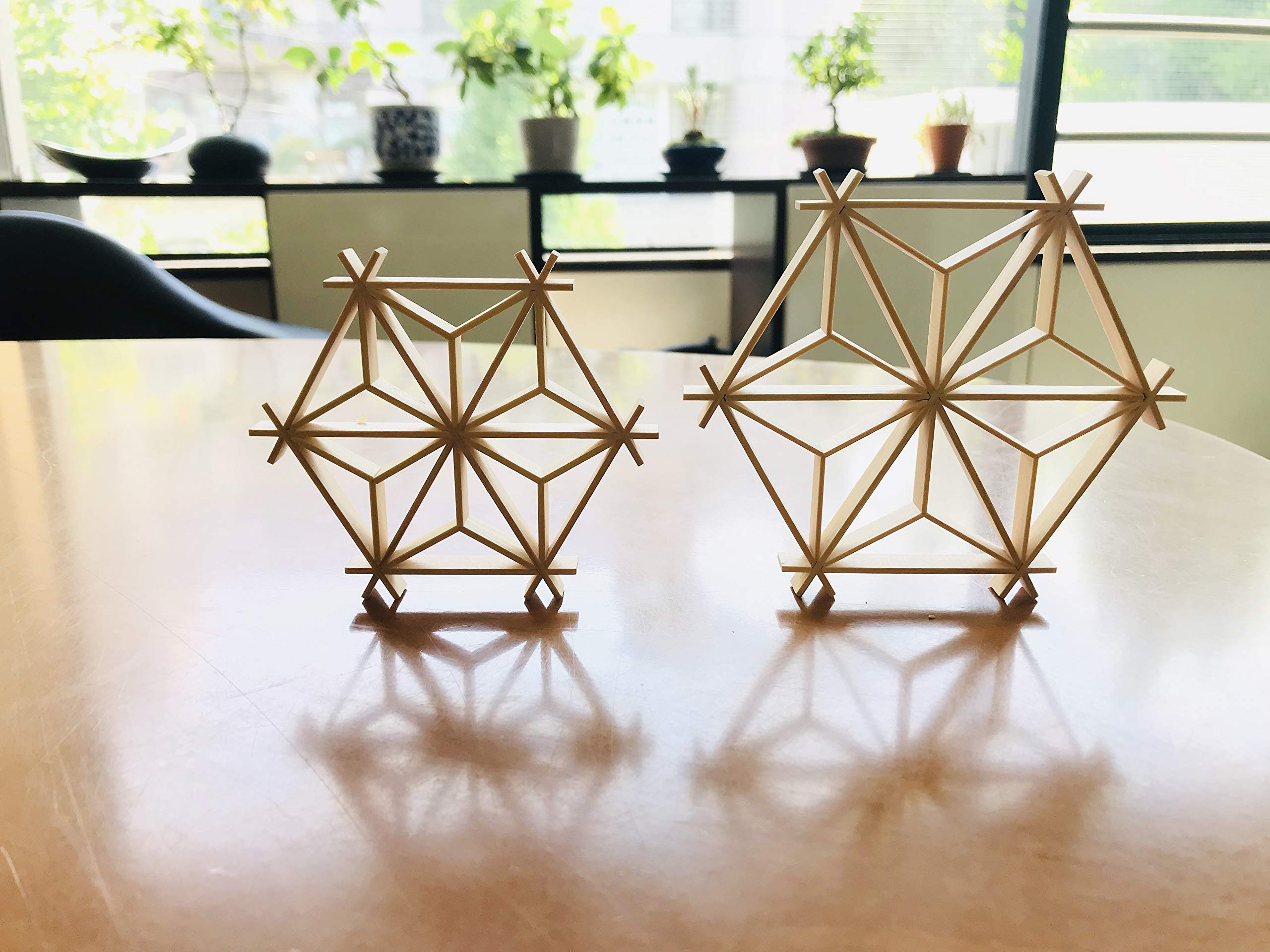 Amazon｜Kumiko-技 小 (桜亀甲) 組子 細工 伝統 技法 和 雑貨 和